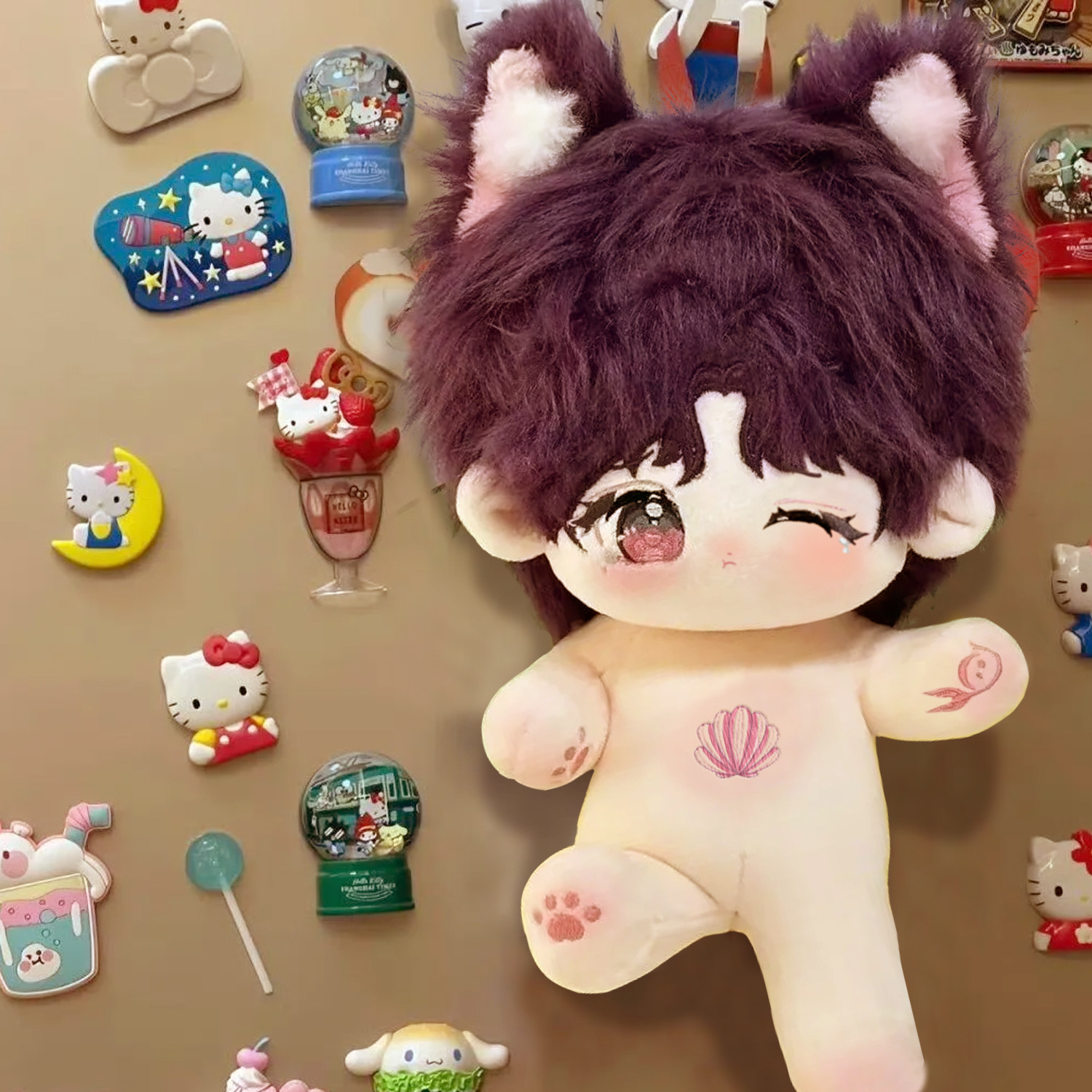 恋与深空祁煜属性棉花娃娃20cm原创正品可爱治愈毛绒玩偶同人周边 - 图1