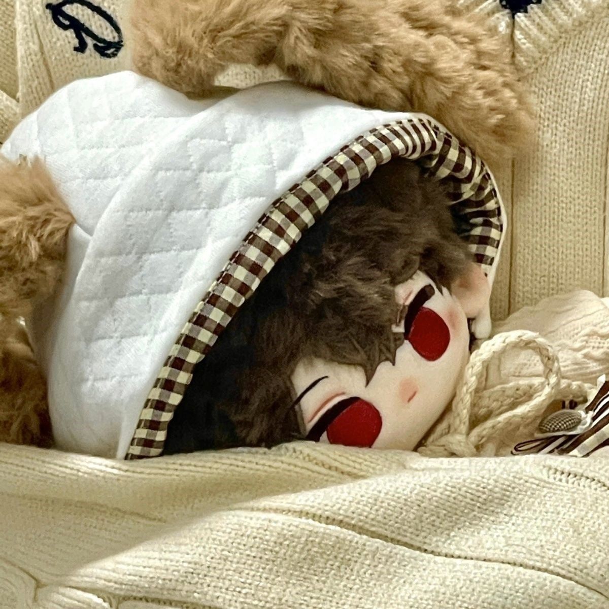 陆沉棉花娃娃光与夜之恋心上着陆20cm裸娃兽耳可爱玩偶送生日礼物,淘宝优惠券,粉丝福利购,淘宝优惠卷