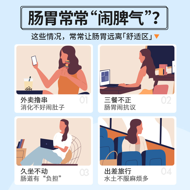 【天猫U先】life space益倍适成人肠胃益生菌150亿益生元官方正品