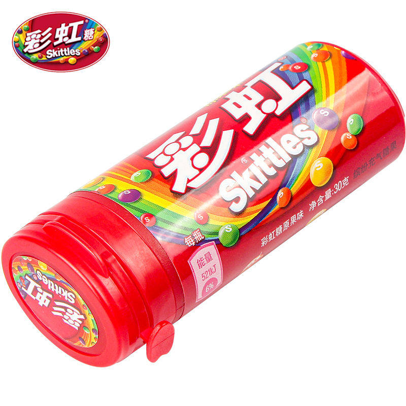 彩虹糖30g*3瓶装原果味酸味糖果礼盒休闲零食,淘宝优惠券,粉丝福利购,淘宝优惠卷