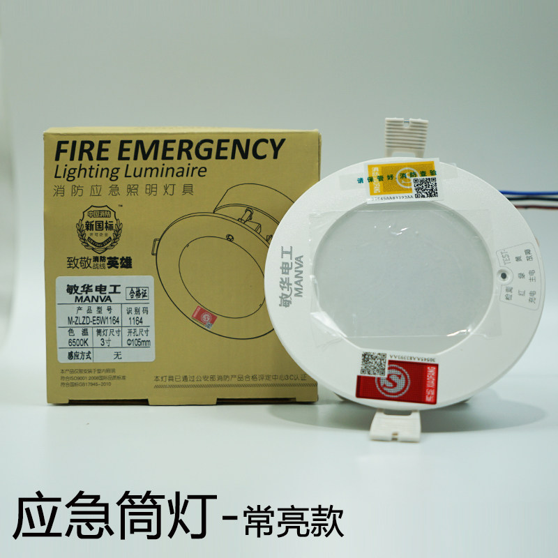 Fire emergency downlight recessed inch sky