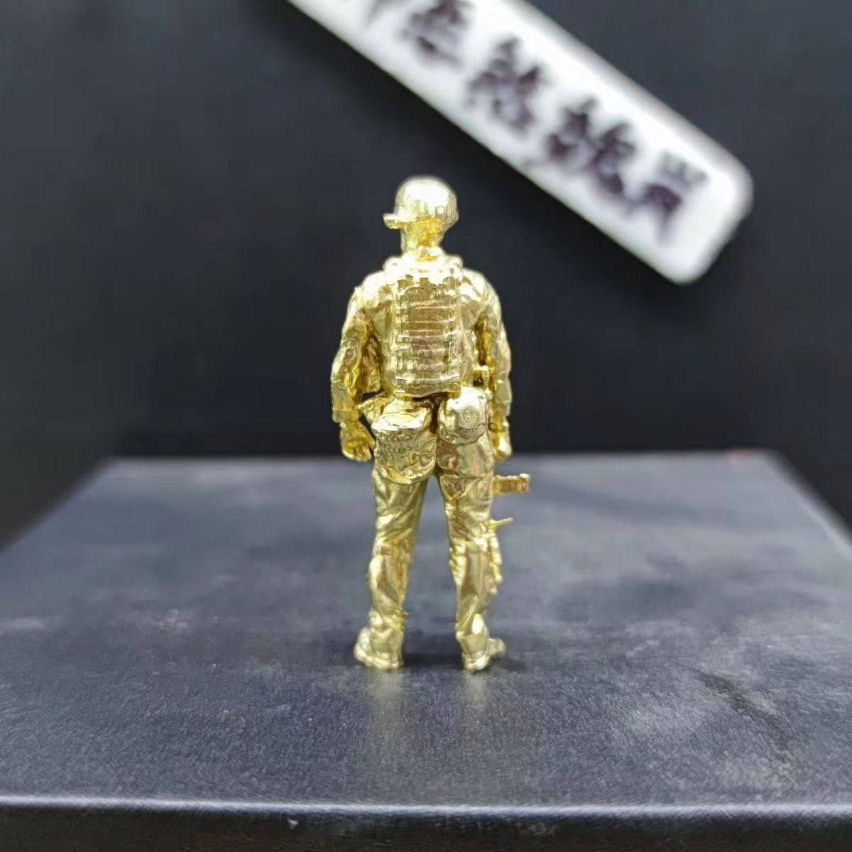 纯铜实心1/35黄铜兵人模型 美军战士 白模手办金属现代狂热者陆军,淘宝优惠券,粉丝福利购,淘宝优惠卷