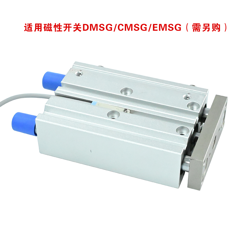 亚德客三轴气缸TCM12/16/20/32/40/50/63-10*20X25X30X60X75X90S - 图1