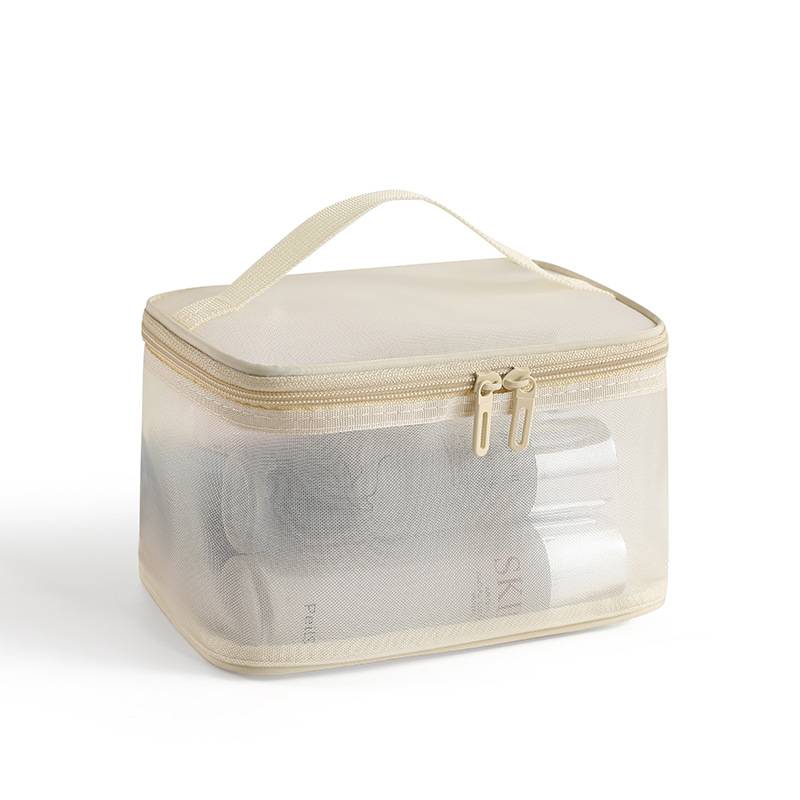 户外大容量网纱包洗漱袋化妆品收纳包旅行收纳袋洗漱包化妆包 - 图0