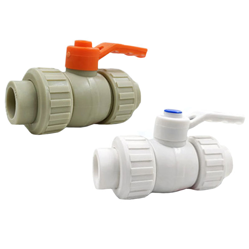 精品PPR全塑活接球阀20 25 32 40 50 63 75 90 110水管热熔阀门芯 - 图3