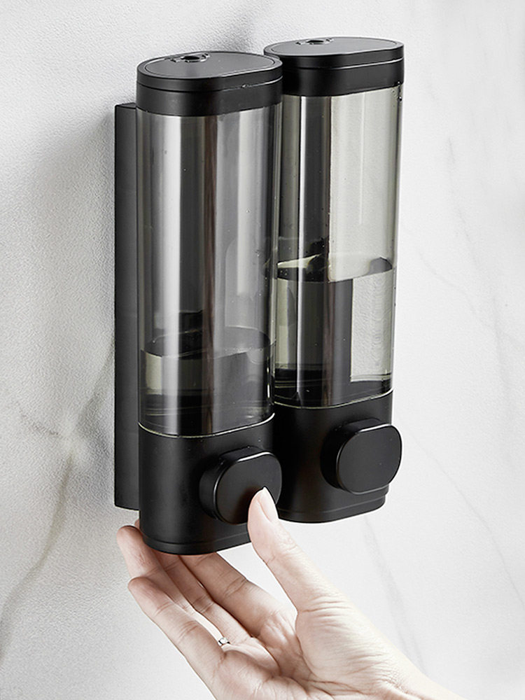 宾馆酒店皂液器洗手液机瓶子手动按压壁挂式家用沐浴露洗发水盒子,淘宝优惠券,粉丝福利购,淘宝优惠卷