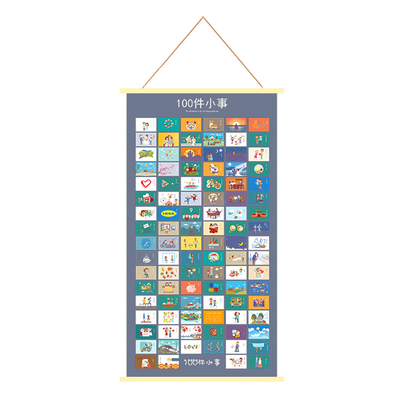 FU NHO / 100件小事恋爱情侣有趣文艺挂历男女朋友圣诞节浪漫礼物