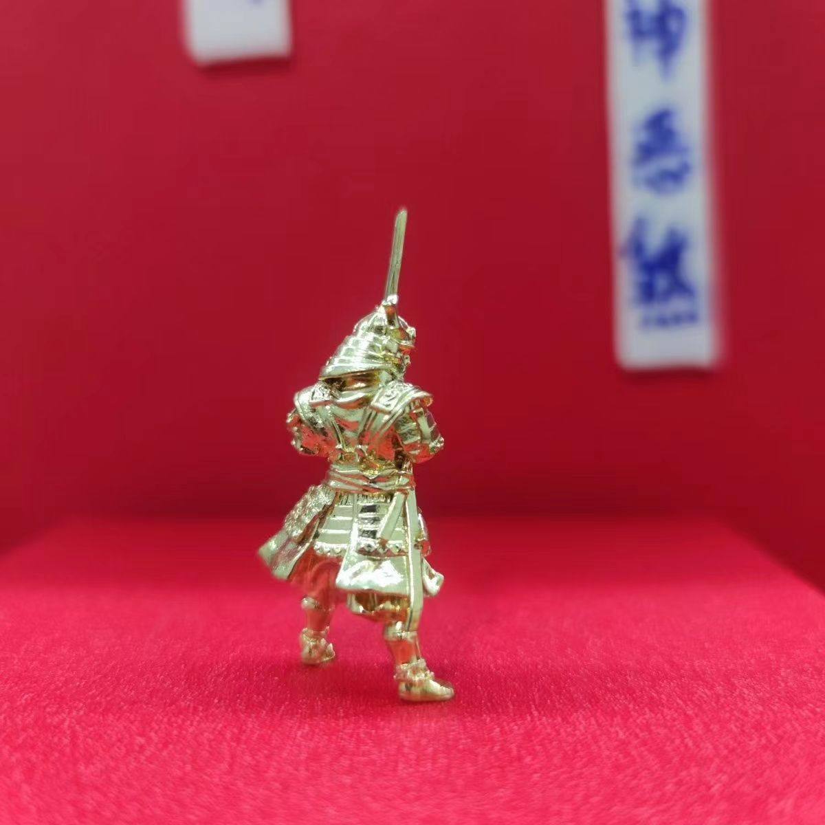 纯铜竖刀流浪武士浪人兵人手办幕府武士古代模型桌面摆件军事对战,淘宝优惠券,粉丝福利购,淘宝优惠卷