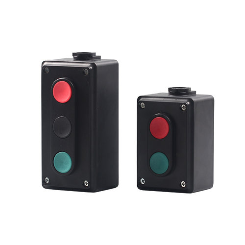 双联控制按钮LA4-2/3H 按钮开关电源启动停止自复位 2位按钮开关 - 图3