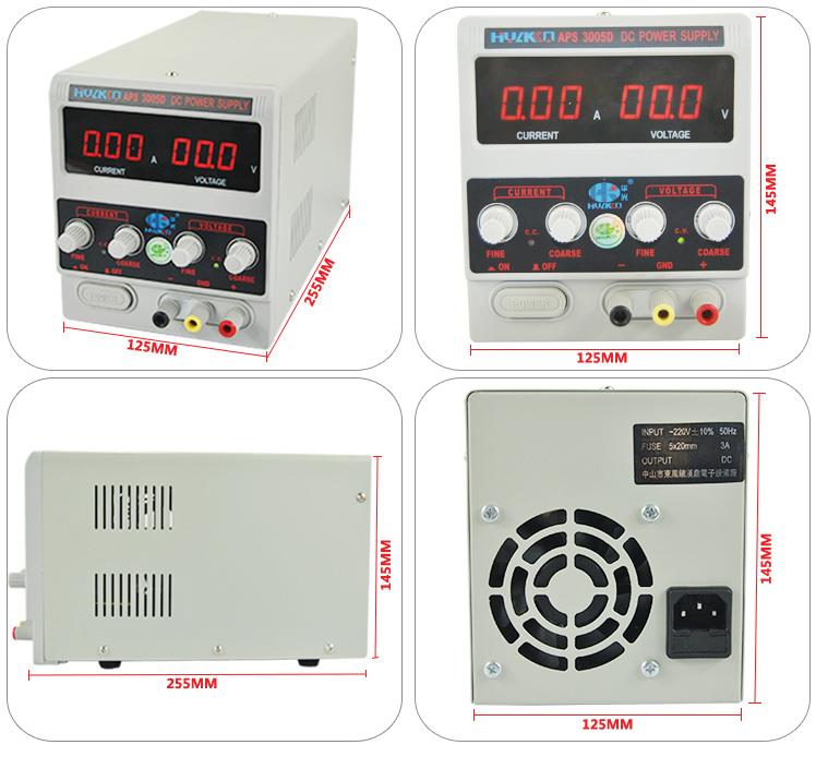 华光APS-3005D数字显示直流稳压电源30V5A笔记本电脑维修电源表 - 图1
