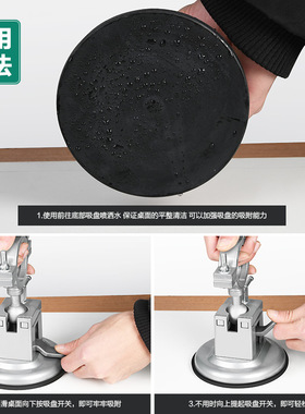 德国美耐特®万向台钳小型多功能迷你台虎桌钳工作台小虎钳台夹具