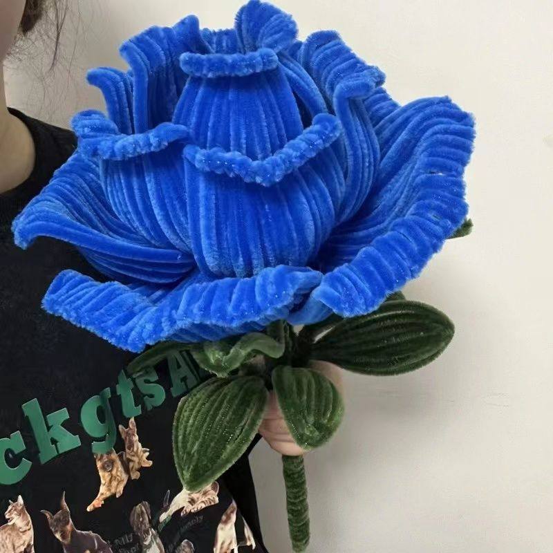 超大扭扭棒向日葵手工花束diy编织玫瑰材料包送女朋友七夕节礼物