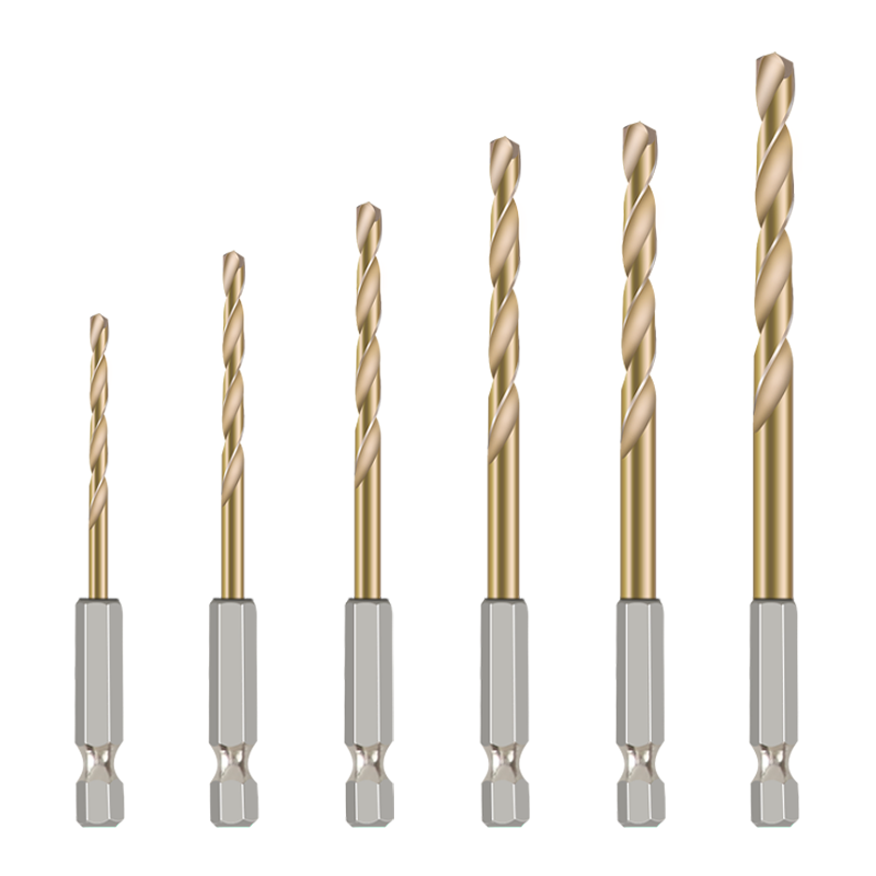 六角柄麻花钻头镀钛13PC风批组套高速钢电动螺丝刀麻花钻头包邮,淘宝优惠券,粉丝福利购,淘宝优惠卷