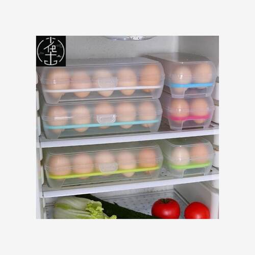 storage boxes big egg eggs cases plastic fridge container - 图2
