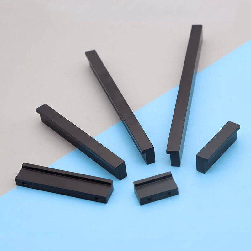 现代简约衣橱柜门黄铜拉手7字形抽屉铜拉手黑色阳台鞋柜铜把手,淘宝优惠券,粉丝福利购,淘宝优惠卷