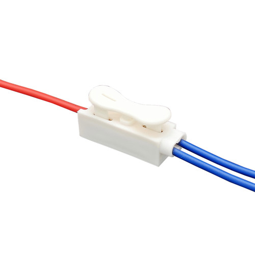 LED按压式自锁快速接线端子ZQ韩式大功率二进四出电线连接器接头 - 图3