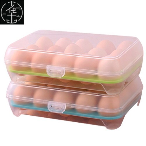 storage boxes big egg eggs cases plastic fridge container - 图3