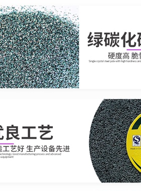 金信磨铝砂轮大气孔铝合金专用180小磨床绿碳化硅沙轮618平面手摇