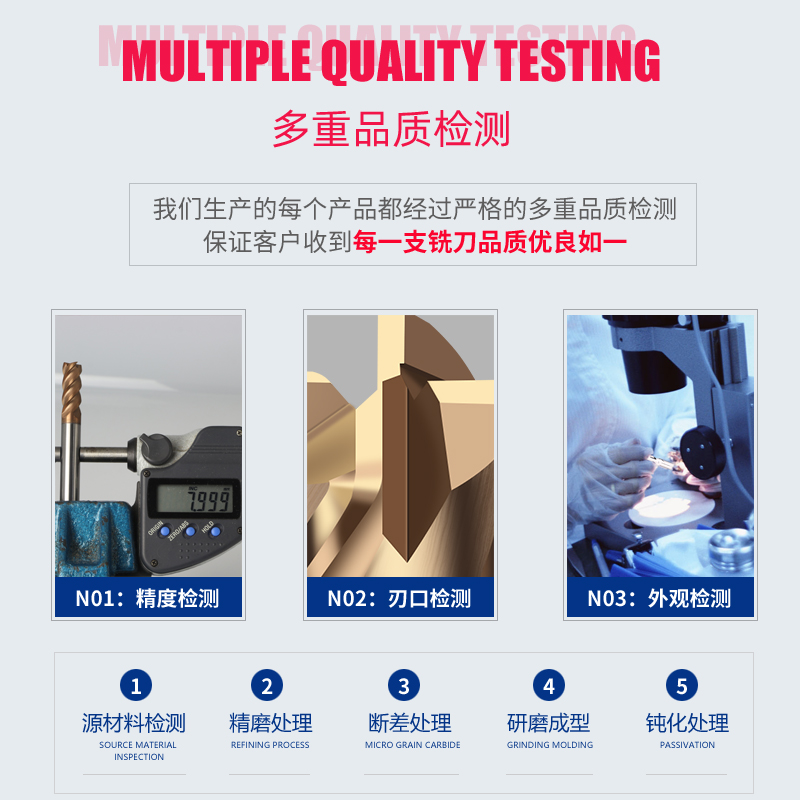 68度圆鼻铣刀牛鼻刀4R0.5淬火专用12R1/8R0.5数控铣刀4刃R角铣刀 - 图1