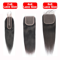 2x6 4x4 5x5 Lace Closure 13x4 Lace Frontal Closure Only Stra