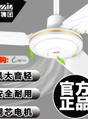 德国进口大明吊扇家用铁叶宿舍工业吊顶式电风扇餐厅音轻大风力48