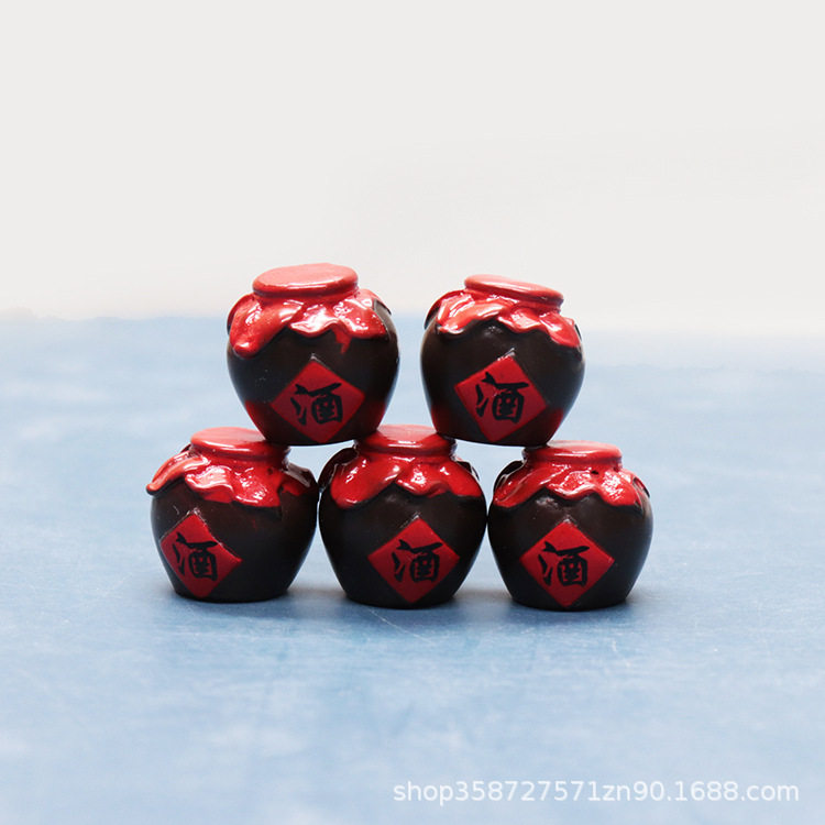 微景观鱼缸造景装饰品树脂风格水族仿真酒坛女儿红小摆件组装仿真,淘宝优惠券,粉丝福利购,淘宝优惠卷