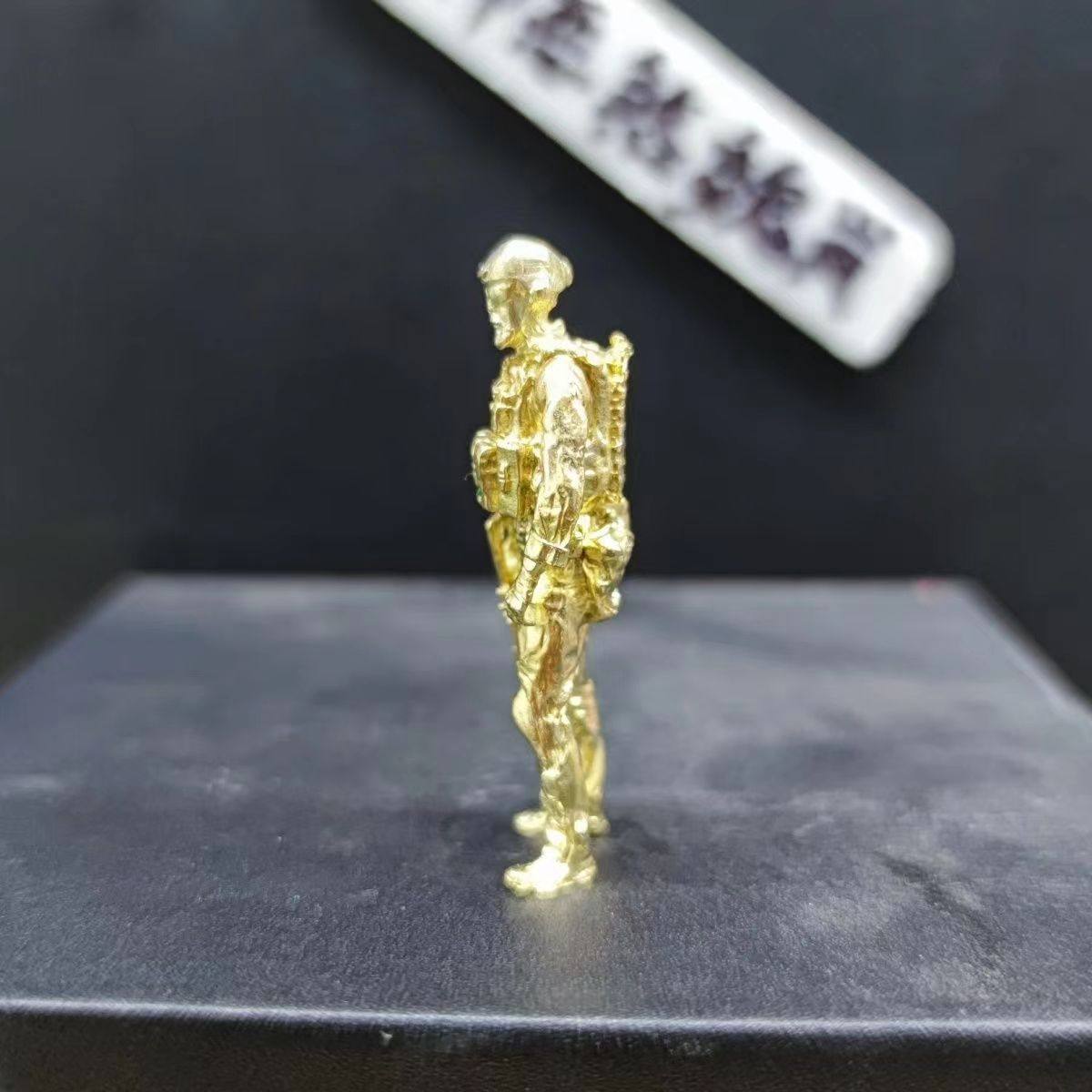 纯铜实心1/35黄铜兵人模型 美军战士 白模手办金属现代狂热者陆军,淘宝优惠券,粉丝福利购,淘宝优惠卷