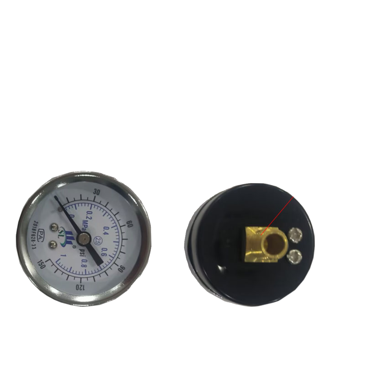 油水分离器压力表AL4000调压阀表AL3000小压力表 - 图2