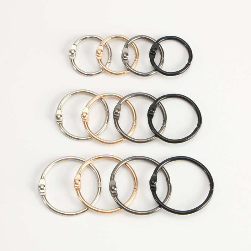 利百加金属diy开口环空心钉卡圈书圈识字卡装订活页圈台历环,淘宝优惠券,粉丝福利购,淘宝优惠卷