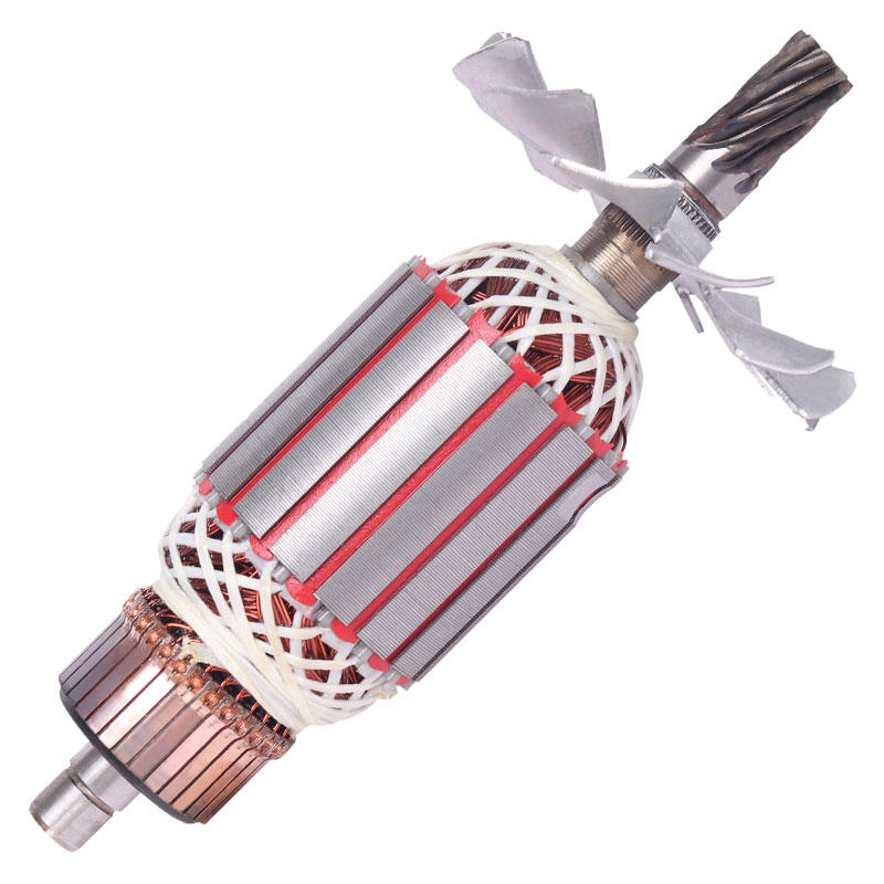 各种355切割机933转子8010B 83501S转子百闻6 7 8齿全铜电机配件 - 图3