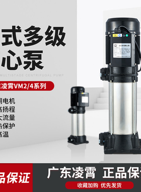 广东凌霄水泵立式多级不