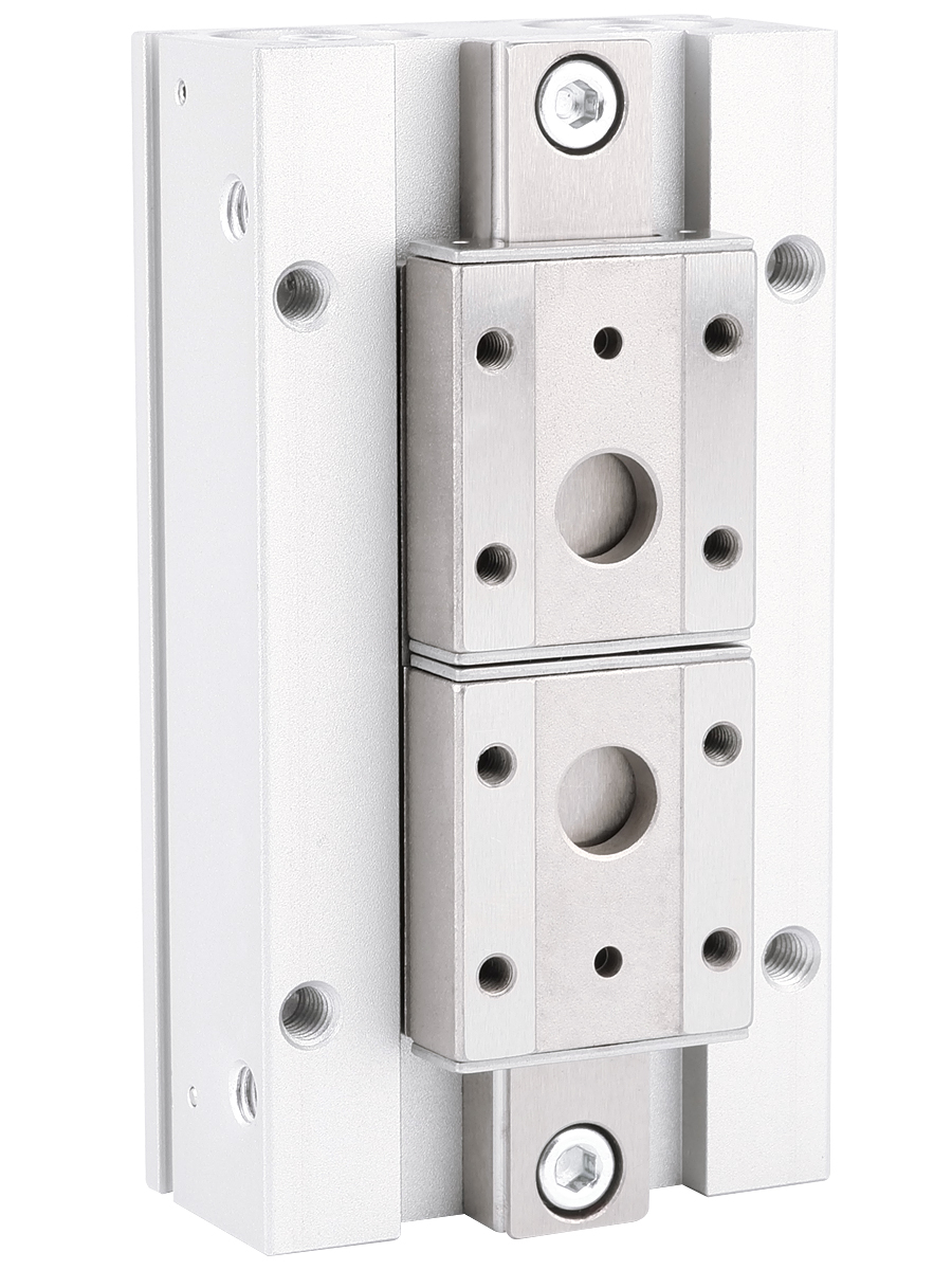 星辰气动滑台手指气缸MHF2-8D/12D/16D/20D/D1/D2/DR平行薄型气爪 - 图3