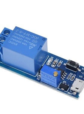 宽电压5V-30V触发延时继电器模块 定时器 延时导通 延时开关K7