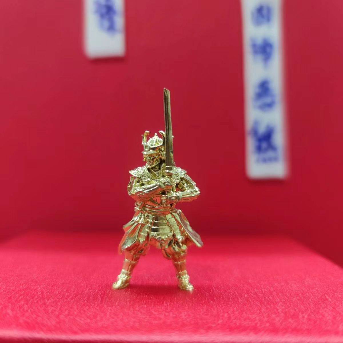 纯铜竖刀流浪武士浪人兵人手办幕府武士古代模型桌面摆件军事对战,淘宝优惠券,粉丝福利购,淘宝优惠卷