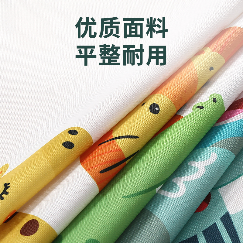 面包蛋糕店定制门帘布艺隔断帘烘焙甜品厨房后厨遮挡帘子半截短帘 - 图3