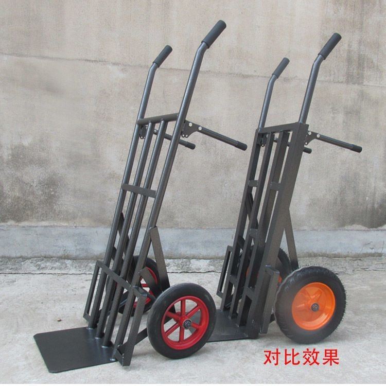 加厚老虎车两轮手推车货搬运车载重王拖车拉货车手拉车小推车拉货 - 图3
