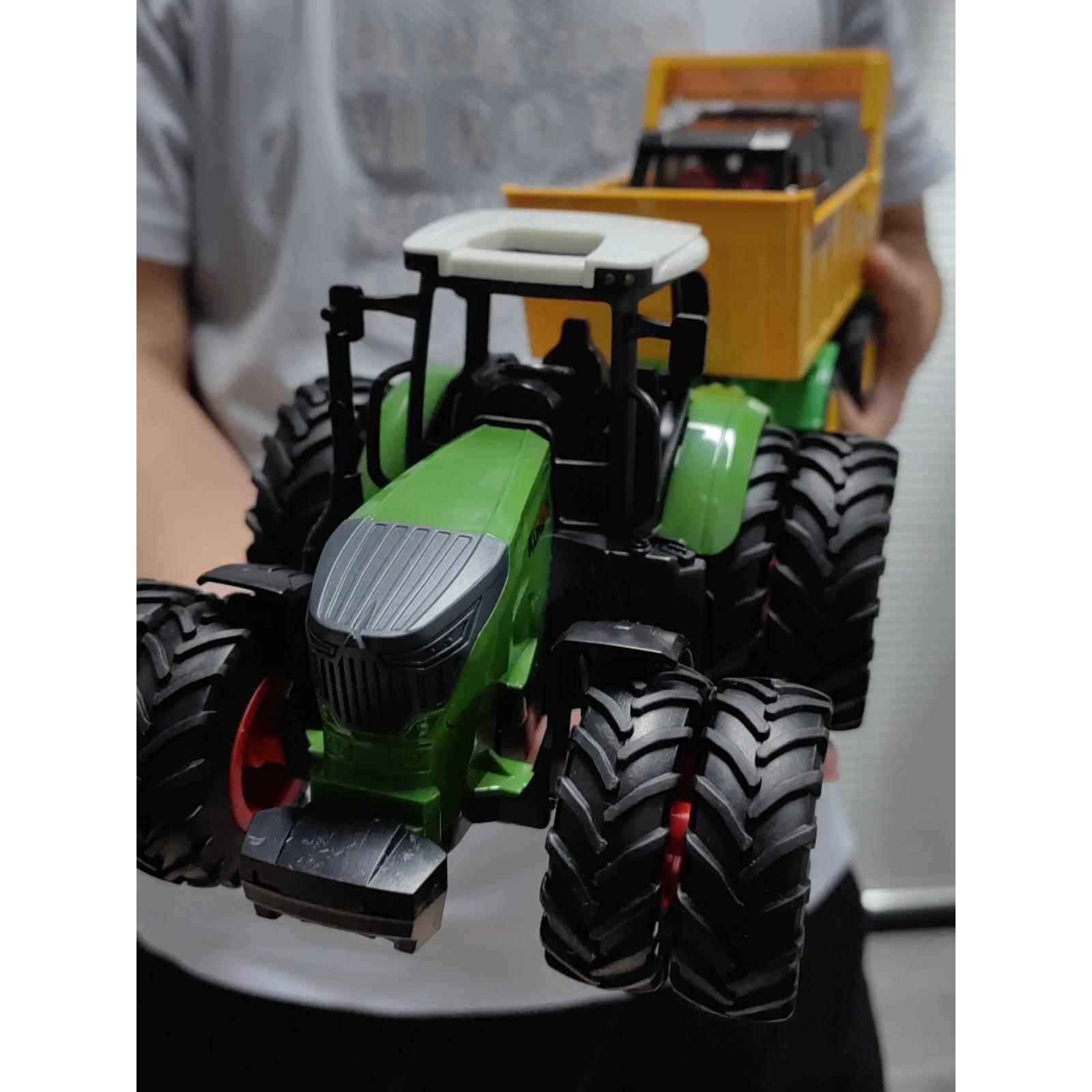 农夫车农用运输车拖拉机耐摔儿童模型玩具收割机男孩工程汽车套装,淘宝优惠券,粉丝福利购,淘宝优惠卷