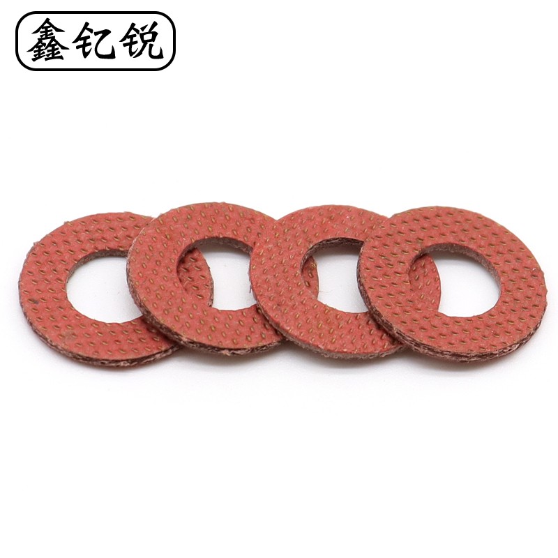 M2-M8绝缘红垫片0.5红纸垫圈0.8红钢纸介子1mm快巴纸平垫M3M4M5M6 - 图3