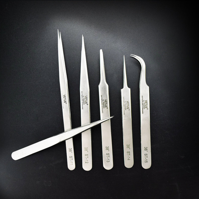 38°不锈钢电子高精密尖头弯嘴镊子美甲燕窝挑毛镊子ST-10/ST-15,淘宝优惠券,粉丝福利购,淘宝优惠卷