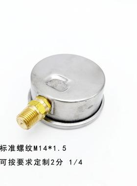 杭州东亚耐震压力表径向