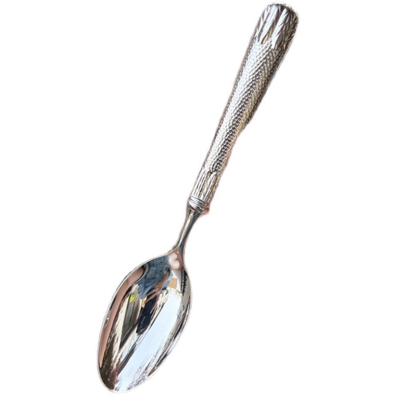 【麦穗系列】304不锈钢主餐勺吃饭勺汤勺调羹成人汤匙西餐勺 - 图3