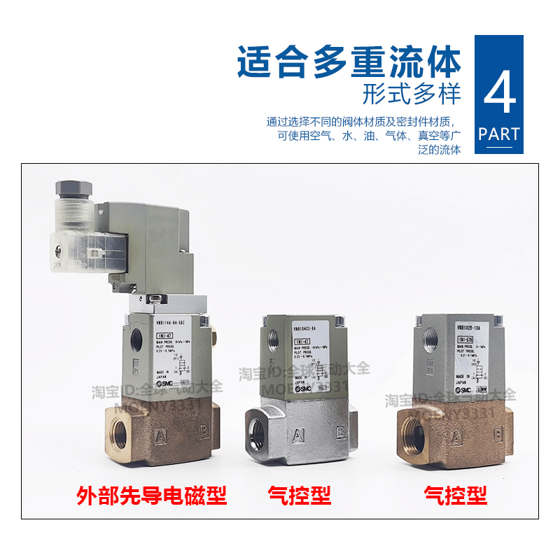 VNB114A-8A-5DZ SMC控制阀VNB114AS-6A/-10A VNB112BS/CS/AL-5DZ - 图1