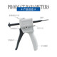 Second-generation AB glue gun 50ML4 1 two-component manual glue gun metal buckle manual glue tool epoxy resin