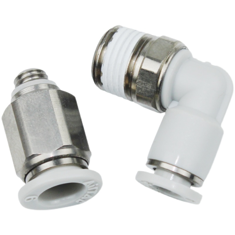 迷你微型快插直通正品亚德客气动接头PC6-M5弯头PL4 6-M3-01M - 图3