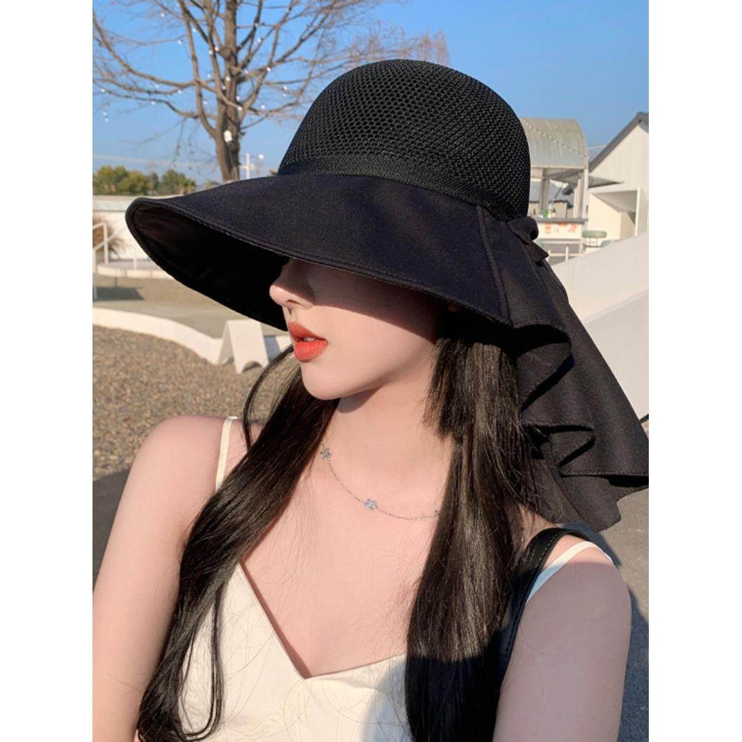 2023新款防晒女士夏季可折叠海边出游沙滩帽子户外遮阳大檐渔夫帽,淘宝优惠券,粉丝福利购,淘宝优惠卷