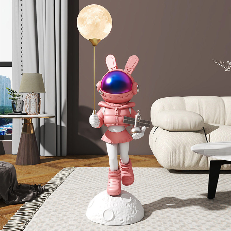 大型宇航员客厅落地大摆件家居装饰品太空人灯饰开业乔迁新居礼物