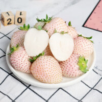 【顺丰空运】淡雪白草莓奶油新鲜水果礼盒节日生日礼物高端非丹东,淘宝优惠券,粉丝福利购,淘宝优惠卷
