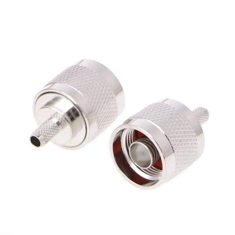 10Pcs N Male Plug Crimp RG58 RG142 LMR195 RG400 Coaxial Cabl - 图2