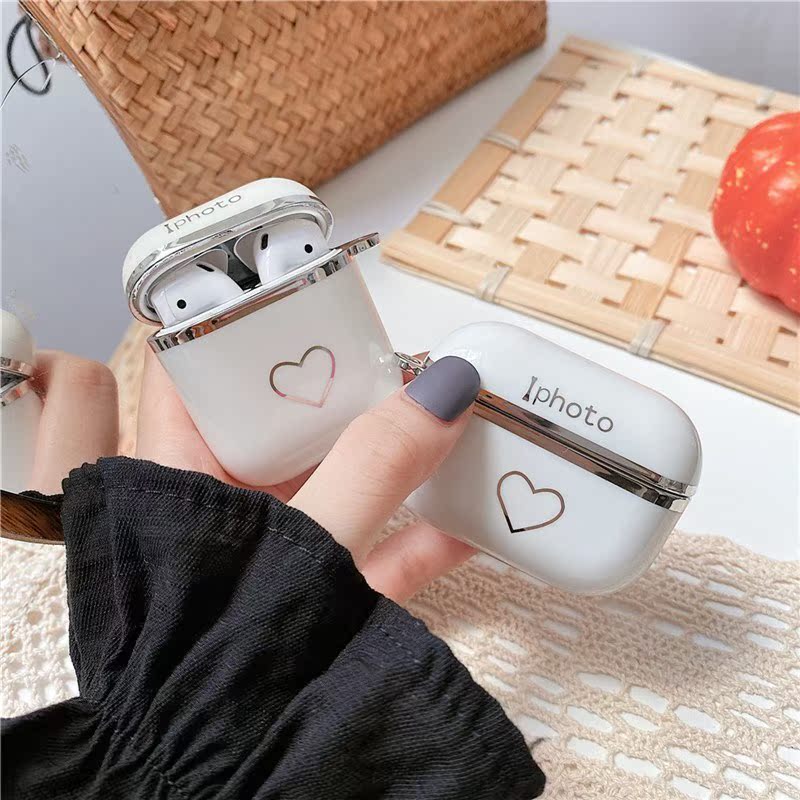 Kjoew Love Cute Earphone Case For Apple iPhone Charging Box - 图0