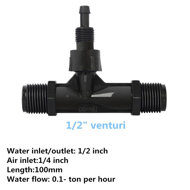 Different size PVDF Material Venturi injector Ozone mixing,-图2